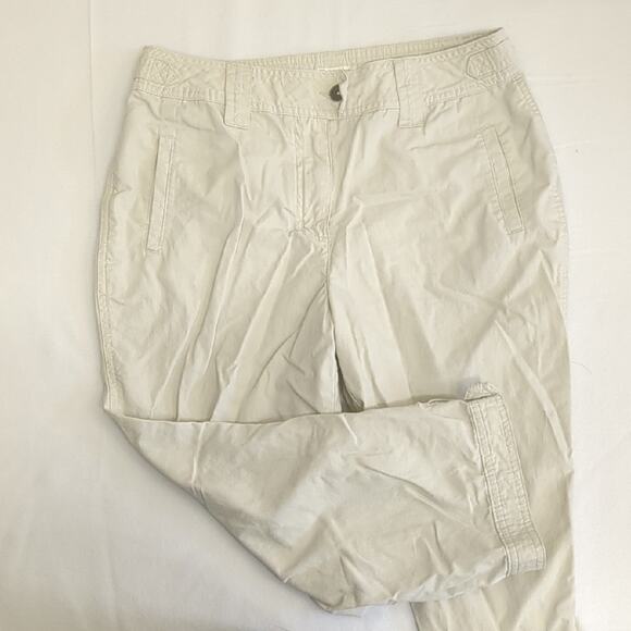 Christopher & Banks Cream Capris Relaxed Fit size 10 - Picture 1 of 4